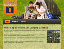 Tablet Screenshot of eurocampingbaudeloo.be